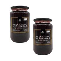 Kit 2 Potes de Vidro Geleia Italiana de Frutas Vermelhas Members Mark 680g Tamanho Família Kit 2 Potes de Vidro Geleia Italiana de Frutas Vermelhas Members Mark 680g Tamanho Família