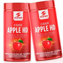 Kit 2 Potes Desinchá Apple Cider HD Suplemento Alimentar Natural Beterraba Original 120 Cápsulas 580mg