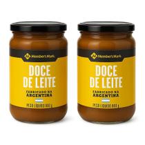 Kit 2 Potes Doce de Leite Argentino Members Mark 800g Vidro Cremoso com Sabor Intenso Kit 2 Potes Doce de Leite Argentino Members Mark 800g Vidro Cremoso com Sabor Intenso
