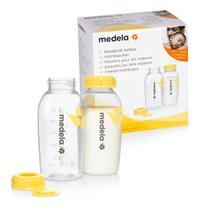 Kit 2 Potes Frascos De Armazenar Leite Materno Medela 250ml