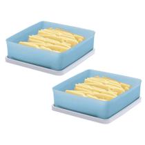 Kit 2 Potes Hermético Tupperware Mini Refri Line 400ml Kit 2 Potes Hermético Tupperware Mini Refri Line 400ml