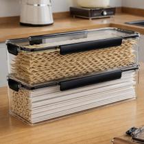 Kit 2 Potes Herméticos Organizador Empilhavel Mantimentos Com Lacre Vedação Casa Cozinha Organização Decoração
