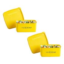 Kit 2 Potes Herméticos Tupperware Jeitosinho Mix Arroz 400ml Kit 2 Potes Herméticos Tupperware Jeitosinho Mix Arroz 400ml