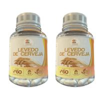 Kit 2 Potes Levedo de Cerveja 400mg 120 Capsulas - Rico em Vitaminas do Complexo B e Minerais
