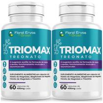 Kit 2 Potes Magnés io L Treo na to Triomax Floral Ervas Kit 2 Potes Magnés io L Treo na to Triomax Floral Ervas