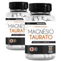 Kit 2 Potes Magnésio Taurato Suplemento Alimentar Natural 100% Puro 120 Cápsulas Natunéctar Kit 2 Potes Magnésio Taurato Suplemento Alimentar Natural 100% Puro 120 Cápsulas Natunéctar