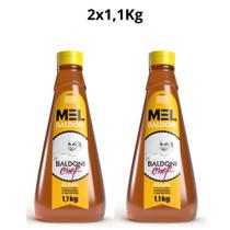 Kit 2 potes mel uso gourmet chef baldoni blend flores laranjeira e silvestre 1,1kg sabor equilibrado