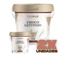 Kit 2 potes - mescla chocoleitinho com leite ninho foodbase Kit 2 potes - mescla chocoleitinho com leite ninho foodbase