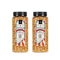 Kit 2 Potes Milho para Pipoca Premium Members Mark 700g Alto Rendimento e Grãos Selecionados