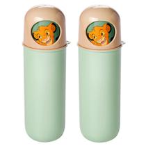 Kit 2 Potes Multiuso Rei Leão Simba Infantil Estojo Guarda Pasta Escova e Objetos Kit 2 Potes Multiuso Rei Leão Simba Infantil Estojo Guarda Pasta Escova e Objetos
