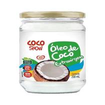 Kit 2 Potes Oleo De Coco Ext Virgem 200Ml Coco Show Copra