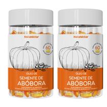 Kit 2 Potes Óleo Semente de Abobora Suplemento Alimentar Natural Rico Vitamina Original 120 Capsulas Kit 2 Potes Óleo Semente de Abobora Suplemento Alimentar Natural Rico Vitamina Original 120 Capsulas