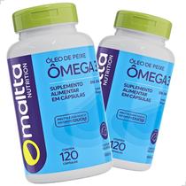 Kit 2 Potes Ômega 3 Concentrado 120g 240 Capsulas Kit 2 Potes Ômega 3 Concentrado 120g 240 Capsulas