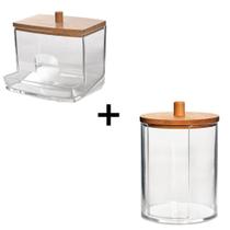 Kit 2 Potes Organizador Compacto 7x8,7cm