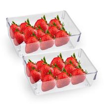 Kit 2 Potes Organizadores Multiuso Modular Retangulares Kit 2 Potes Organizadores Multiuso Modular Retangulares