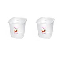 Kit 2 Potes P/ Alimentos Organizador 7L-Transparente-SANREMO