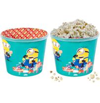 Kit 2 Potes para Pipoca Infantil Minions Balde Meu Malvado Favorito 2 Litros Kit 2 Potes para Pipoca Infantil Minions Balde Meu Malvado Favorito 2 Litros