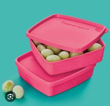 Kit 2 potes para rosa congelar freezer mini jeitosinho neve 250 ml