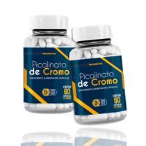 Kit 2 Potes Picolinato de Cromo Suplemento 100% Natural Original Natunectar 120 Capsulas / Comprimidos