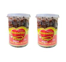 Kit 2 Potes Pingo De Leite Rosseto C/ 100 Unidades total