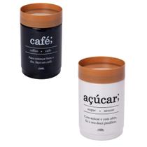 Kit 2 Potes Plug 1 Café e 1 Açúcar 1,15l
