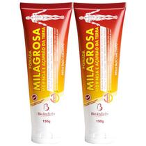 Kit 2 Potes Pomada Milagrosa Para Massagem 150g Bio Instinto Kit 2 Potes Pomada Milagrosa Para Massagem 150g Bio Instinto