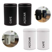 Kit 2 Potes Porta Mantimento Açucar E Cafe Decoraçao Cozinha Kit 2 Potes Porta Mantimento Açucar E Cafe Decoraçao Cozinha