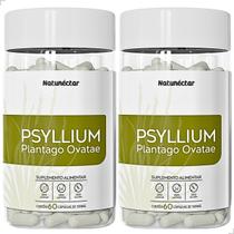 Kit 2 Potes Psyllium Suplemento Alimentar Produto Natural 100% Puro Original Premium 120 Cápsulas Natunéctar Kit 2 Potes Psyllium Suplemento Alimentar Produto Natural 100% Puro Original Premium 120 Cápsulas Natunéctar