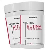 Kit 2 Potes Rutina Suplemento Alimentar Natural 100 Puro Original 120 Capsulas multivitamínico - Natunectar