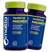 Kit 2 Potes Taurato de Magnésio Suplemento Puro 120 Cápsulas Kit 2 Potes Taurato de Magnésio Suplemento Puro 120 Cápsulas