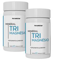 Kit 2 Potes Tri Magnésio Malato Taurato Bisglicinato 120 Cápsulas Suplemento Alimentar Natural Premium Natunectar Original Kit 2 Potes Tri Magnésio Malato Taurato Bisglicinato 120 Cápsulas Suplemento Alimentar Natural Premium Natunectar Original