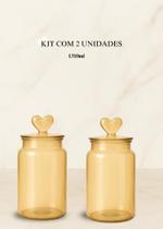 Kit 2 Potes Tuut Linha Afeto 1310ml Vidro Decorativo Prático Kit 2 Potes Tuut Linha Afeto 1310ml Vidro Decorativo Prático