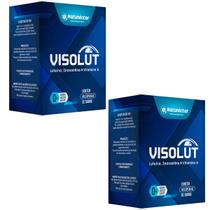 Kit 2 Potes Visolut Suplemento Para Olhos Natural Zeaxantina Luteína + Vitamina A 120 Capsulas Idosos 100% Original Natunéctar