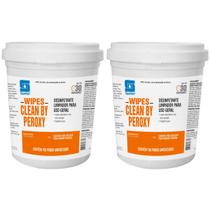 Kit 2 potes Wipes Clean By Peroxy Lenços Limpeza - Spartan