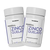 Kit 2 Potes Zinco Quelato Bisglicinato 120 Cápsulas Suplemento Puro Original Alta Concentração Teor Kit 2 Potes Zinco Quelato Bisglicinato 120 Cápsulas Suplemento Puro Original Alta Concentração Teor