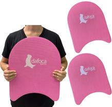 Kit 2 Pranchas Natação Aprendizado DF1084 Grande 40cm Rosa Dafoca Sports Kit 2 Pranchas Natação Aprendizado DF1084 Grande 40cm Rosa Dafoca Sports