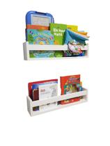 Kit 2 Prateleira Montessoriana 60Cm Mdf Branco Tx