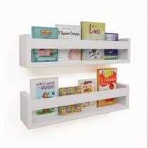 Kit 2 Prateleira para Livros Montessoriana 60cm