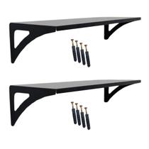 Kit 2 Prateleira Suspensa 66x22x14cm Pintura Eletrostática Kit 2 Prateleira Suspensa 66x22x14cm Pintura Eletrostática