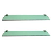 Kit 2 Prateleira Verde Porta Shampoo Reto 40x10 cm. Design moderno elegancia para seu lar..
