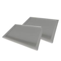 Kit 2 Prateleira Vidro Geladeira Brastemp BRE57 BRM55 BRY59