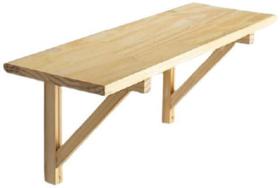 Kit 2 Prateleiras 60Cm + Mãos Francesas + Buchas E Parafusos