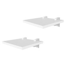 Kit 2 Prateleiras Banheiro Sala Quarto Multiuso 20x25 Cádis
