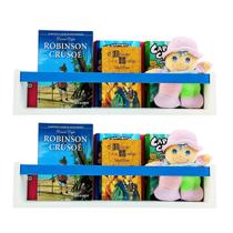 Kit 2 Prateleiras Livros Criança Nicho Parede Livreiro