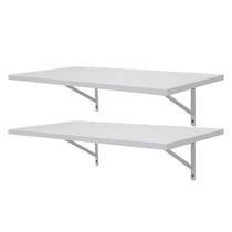 Kit 2 Prateleiras Mdf 90x30 Mão Francesa Kit 2 Prateleiras Mdf 90x30 Mão Francesa