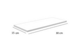 Kit 2 Prateleiras MDF/MDP Nichos Sala Quarto Cozinha Banheiro 30x15