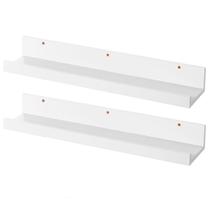 Kit 2 Prateleiras para Quadros e Livros 45cm x 12cm Kit 2 Prateleiras para Quadros e Livros 45cm x 12cm