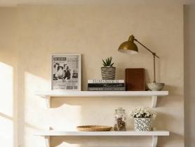 Kit 2 Prateleiras Quarto 70x20 Mdf Suporte Organiza E Decoração