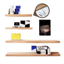 Kit 2 Prateleiras Suspensa 50x25 Cm Com Suporte Invisivel Kit 2 Prateleiras Suspensa 50x25 Cm Com Suporte Invisivel