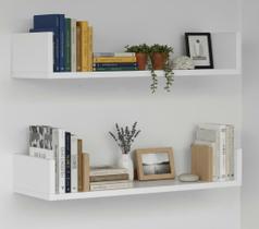 Kit 2 prateleiras U MDF 60cm Livros Sala Quarto Decoração Fotos Banheiro Cozinha Kit 2 prateleiras U MDF 60cm Livros Sala Quarto Decoração Fotos Banheiro Cozinha